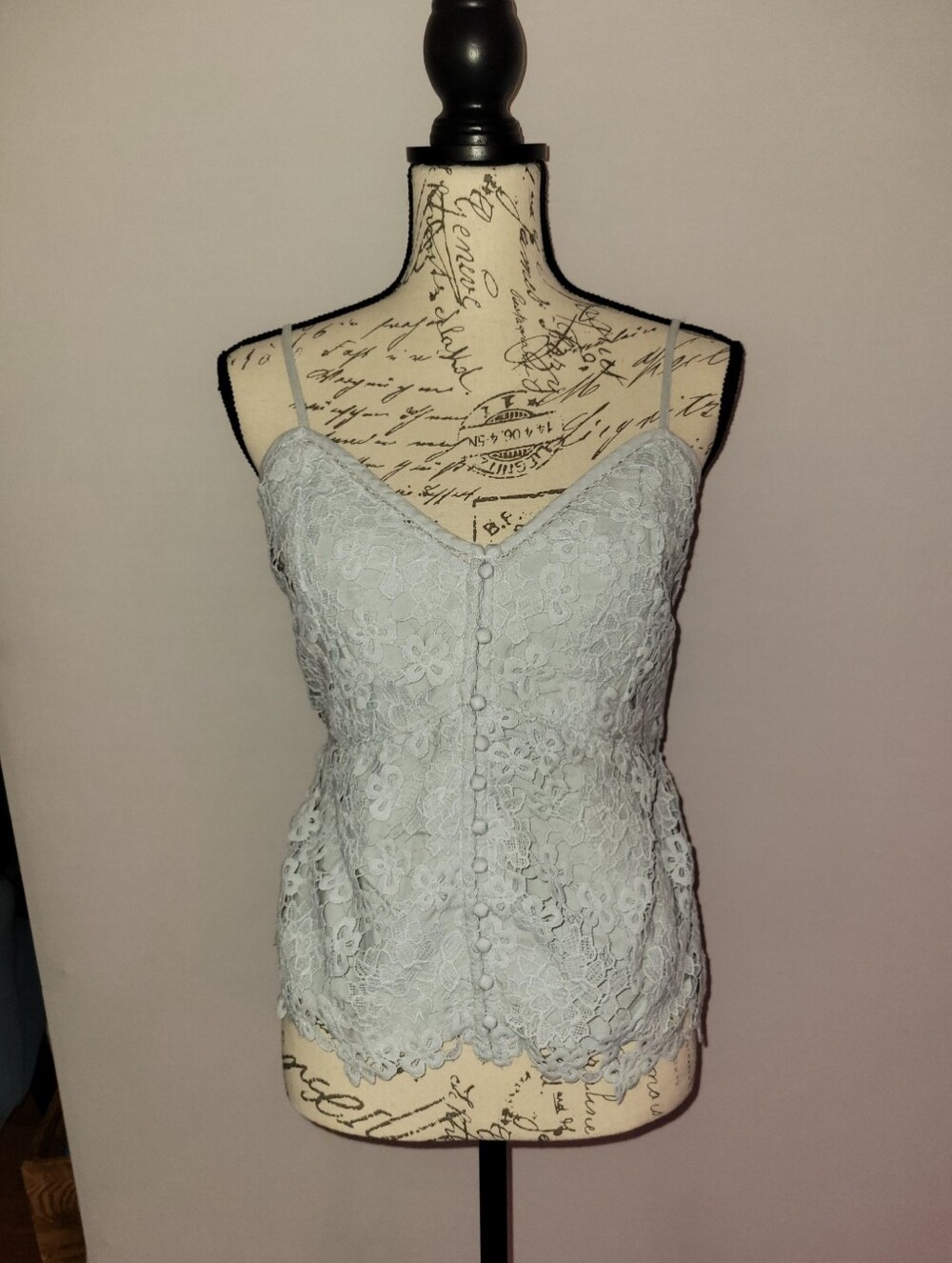 Abercrombie & Fitch Floral Lace Peplum Cami NWT - Picture 4 of 10